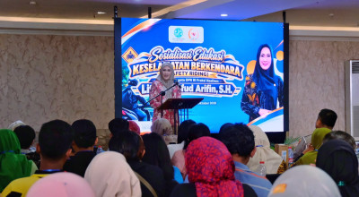 Lita Machfud Arifin Dorong Budaya Tertib Lalu Lintas, Gandeng Polda-Jasa Raharja