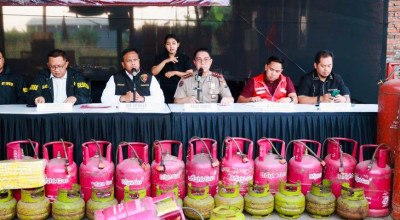 Praktek Pengoplosan LPG Subsidi di Sidoarjo Dibongkar Bareskrim Polri