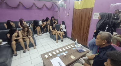 Polres Kediri Sisir Dua Kafe Karaoke di Kras, Satu Orang Diduga Positif Narkoba