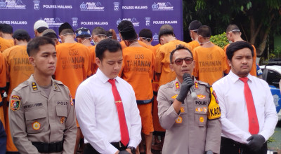 Polres Malang Ungkap 273 Kasus Kejahatan Selama Operasi Sikat Semeru 2026