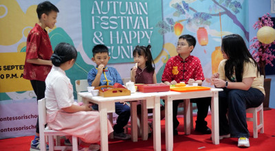 Pererat Hubungan Keluarga, Surabaya Montessori School Gelar Festival Lampion