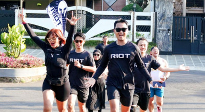 Ajak Warga Hidup Sehat, Tidar Hotel Gandeng RIOT Malang Gelar Fun Run