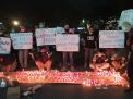 Aksi 1000 Lilin Dukung Penuntasan Kasus Pelanggaran PPKM Wali Kota Malang