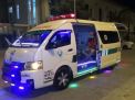 Mobil ambulans berhias lampu warna-warni milik RSUD Grati, Pasuruan