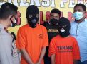 Dua dari empat ABG anggota komplotan begal motor diamankan di Mapolsek Rungkut, Surabaya