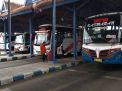 Sejumlah armada Bus Mudik Lebaran 2019 disiapkan di Terminal Patria Kota Blitar