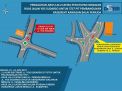 Rekayasa lalu lintas penutupan jalan untuk proyek Alun-alun Surabaya