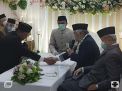 Prosesi akad nikah pernikahan Din Syamsuddin dan Rashda Diana di Ponpes Gontor (Foto: Kepala KUA Mlarak)