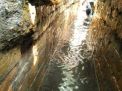 Struktur bata diduga saluran irigasi kuno di Jombang