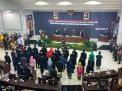 40 anggota DPRD Kota Malang yang baru saat dilantik/Avirista Midaada