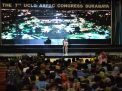 Wali Kota Risma saat sambutan di pembukaan 7 th UCLG ASPAC congress di Convention Hall, Surabaya, Rabu (12/9/2018). 