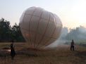 Balon udara yang disita dari warga