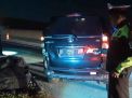 Kendaraan yang mengalami kecelakaan di Tol Ngawi