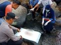 Petugas identifikasi orok bayi ditemukan di Sungai Ngawi