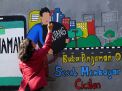 Mahasiswa UMSurabaya kampanyekan bahaya pinjaman online (pinjol) ilegal lewat mural.