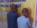 Kedua remaja yang mencuri di SMP 3 Tulungagung diamankan