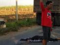 Korban tewas terlindas truk di Mojokerto