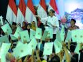 Presiden Jokowi bagikan 2020 sertifikat tanah gratis untuk warga Jatim di Gresik (Foto-foto: Sahlul Fahmi/jatimnow.com)