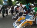 Razia Gabungan, Enam Becak Motor di Kota Probolinggo Ditilang