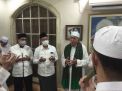 Machfud Arifin dan Dahlan Iskan saat salawat dan doa bersama Maulid Nabi Muhammad SAW bersama Habaib di Surabaya