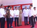 Presiden Joko Widodo saat mengunjungi rencana pembangunan pelabuhan multipurpose di Labuhan Bajo, NTT