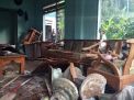 Potret kerusakan rumah Sunaryo di Desa Ringintelu, Kacamatan Bangorejo, Kabupaten Banyuwangi