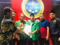GP Ansor Pamekasan Madura saat melapor ke Subdit V Siber Ditreskrimsus Polda Jatim 