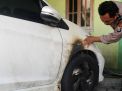 Mobil milik juragan telur di Jombang yang terbakar akibat dilempar bom molotov