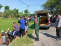 Proses evakuasi jenazah pencari kodok di Ngawi