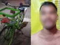 Terjebak Gang Buntu, Pencuri Sepeda Angin Menyerah di Tangan Warga