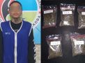 Pengedar Narkoba di Surabaya Digerebek, 5 Paket Ganja Siap Edar Disita