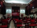 Suasana Kantor DPD PDIP Jawa Timur saat pengumuman rekomendasi dari DPP