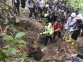 Polres, Kodim 0621 dan Pemkab Bogor menutup puluhan lubang tambang emas ilegal