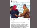 Tangkapan layar postingan Instagram Gubernur Jatim Khofifah Indar Parawansa