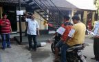 Penyidik Polres Pelabuhan Tanjung Perak Surabaya menggelar rekonstruksi kasus pembunuhan wartawan