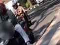 Tangkapan layar video aksi seorang pria pamerkan alat kelami di Kota Malang