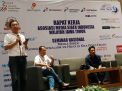 Seminar Nasional Media Siber dengan tema 'Good Journalism Vs Hoax di Era Post-truth' yang digelar AMSI Jatim di Surabaya, Sabtu (18/5/2019)