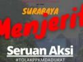 Poster digital berisi seruan aksi penolakan PPKM Darurat di Surabaya yang beredar