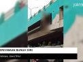 Video: Aksi Pria Loncat dari Fly Over Pasar Kembang
