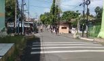 Lokasi pengeroyokan oleh rombongan pesepeda terhadap remaja di Mojokerto