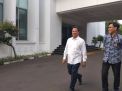 Calon wakil menteri Kabinet Indonesia Maju, Wahyu Sakti Trenggono, tiba di istana (Foto: Sapto/Republika)