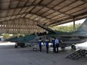 Pesawat T50i Golden Eagle meninggalkan shelter Skuadron Udara 15 