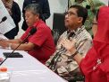 Machfud Arifin (tengah) pada rapat pertama TKD di kantor DPD PDIP Jatim