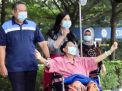 Ibu Ani Yudhoyono saat menjalani perawatan di Singapura/ foto istimewa
