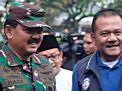 Ketua PD XIII GM FKPPI Jawa Timur, R Agoes Soerjanto dan Panlima TNI