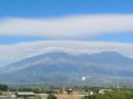 Gunung Welirang dan Arjuno terlihat indah/ foto: Budi Sugiharto