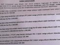 Peraturan warga RW 03 Kelurahan Bangkingan Surabaya yang beredar