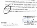 Tangkapan layar surat dari Sekdaprov Jatim yang ada kesalahan ketik