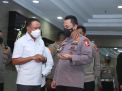 Kapolri Jenderal Listyo Sigit Prabowo dan Menpora Zainudin Amali di Mabes Polri
