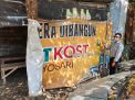 Anggota Satgas Anti Mafia Tanah Jogo Suroboyo Polrestabes Surabaya di tanah yang ditawarkan perusahaan properti